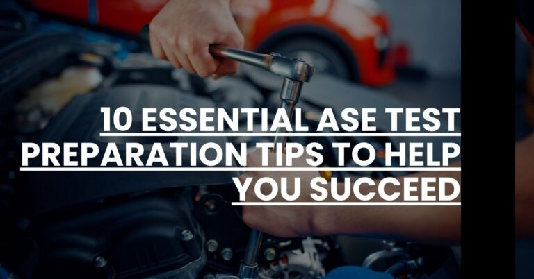 10 Essential ASE Test Preparation Tips to Help You Succeed Feature Image