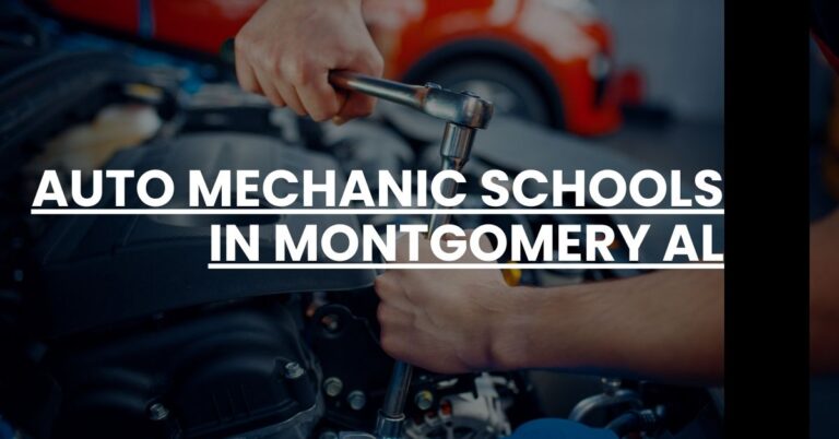 Auto Mechanic Schools in Montgomery AL Feature Image