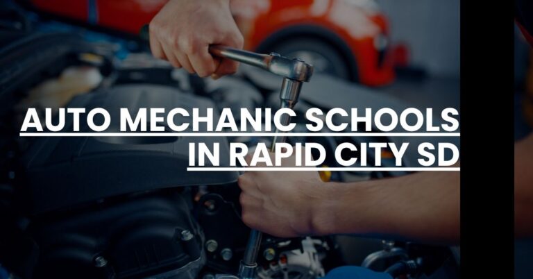 Auto Mechanic Schools in Rapid City SD Feature Image