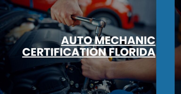 Auto Mechanic Certification Florida Feature Image