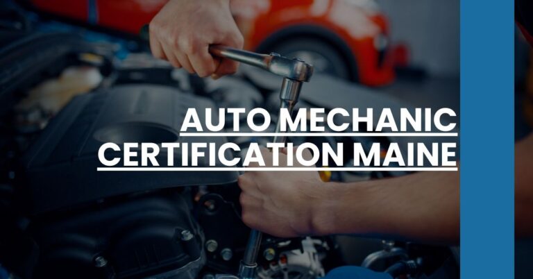 Auto Mechanic Certification Maine Feature Image