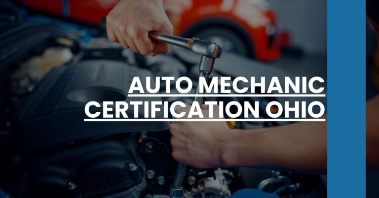 Auto Mechanic Certification Ohio Feature Image