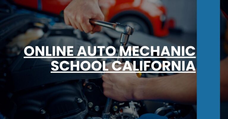 Online Auto Mechanic School California Feature Image