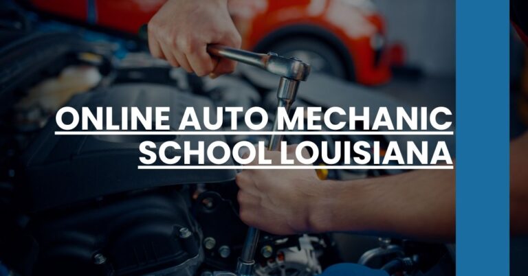 Online Auto Mechanic School Louisiana Feature Image