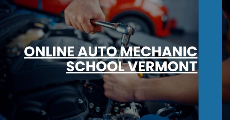 Online Auto Mechanic School Vermont Feature Image